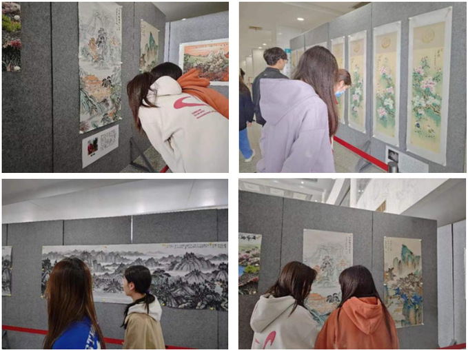 浸潤(rùn)藝術(shù)之韻，涵養(yǎng)時(shí)代之美——我院組織師生參觀“尚美·潤(rùn)心 新中國(guó)名家畫(huà)展”文化研學(xué)交流活動(dòng)